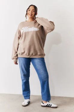 BOSTON OVERSIZED SWEATER|In The Style Online