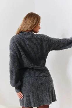 Bow Detail Co-Ord Knit Cardigan|In the Style Best