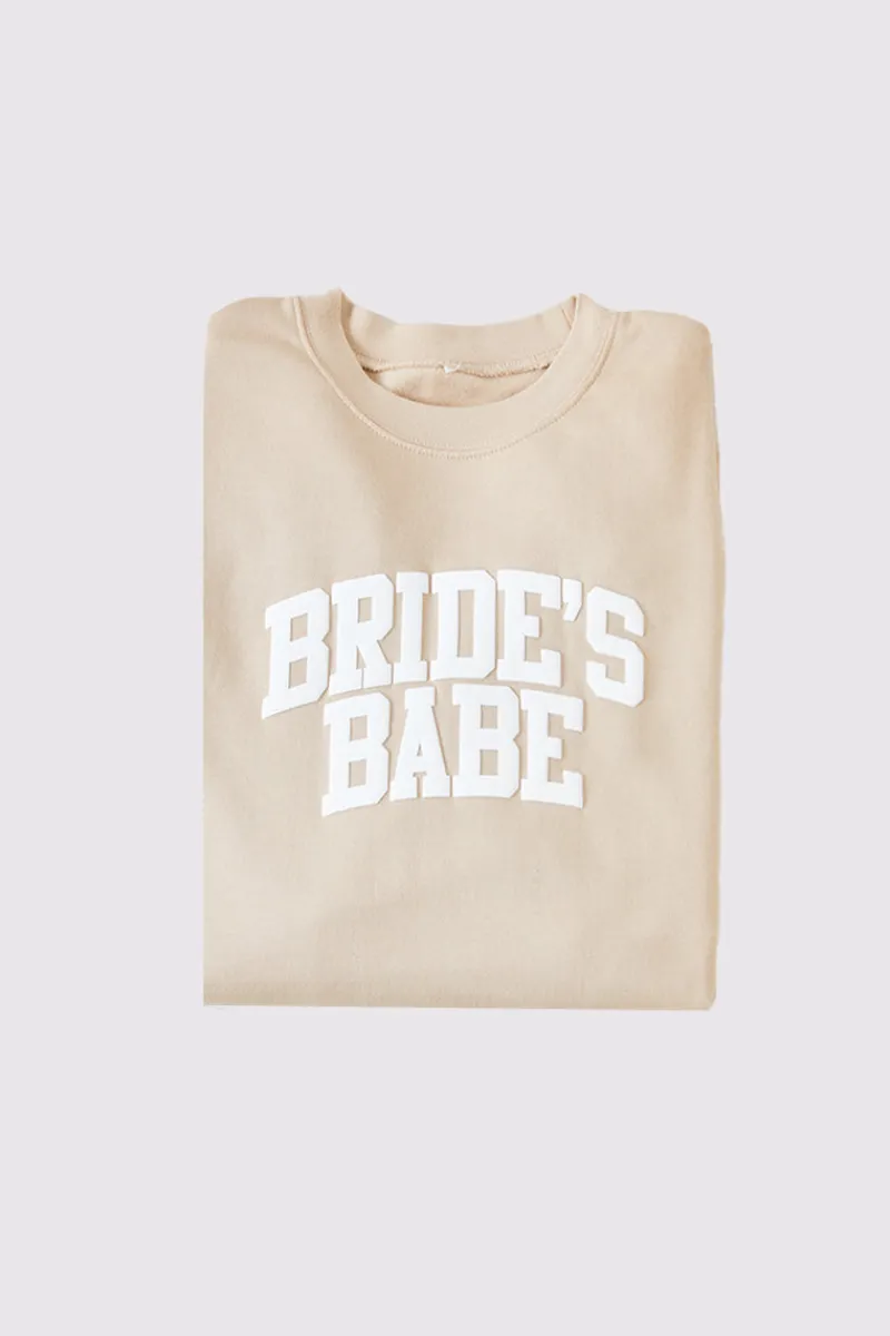 Bride Babe's Crew Neck Sweatshirt|In The Style Clearance
