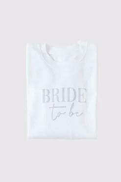 Bride to Be Crew Slogan Sweatshirt|In The Style Hot