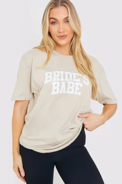 Bride's Babe Crew Neck T-Shirt|In The Style New