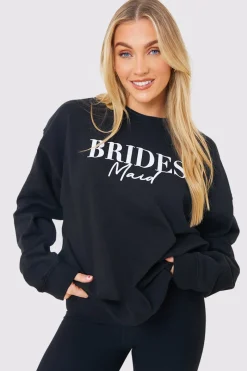 Bridesmaid Crew Neck Sweatshirt|In The Style Best