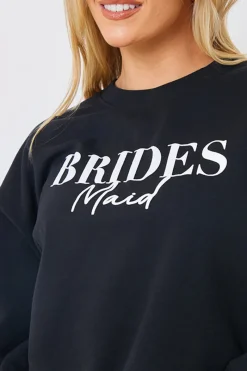 Bridesmaid Crew Neck Sweatshirt|In The Style Best