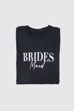 Bridesmaid Crew Neck Sweatshirt|In The Style Best