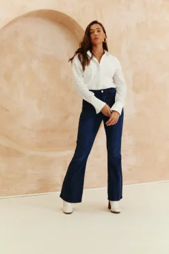 Broderie Shirt Bodysuit|In The Style Online