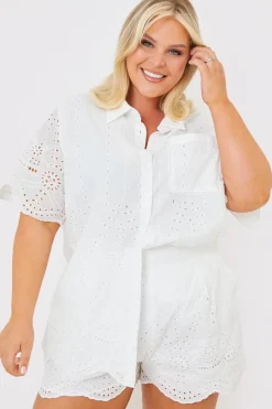 Broderie Short|In the Style Online