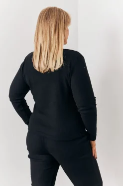 Brushed Rib Asymmetric Co-Ord Top|In the Style New