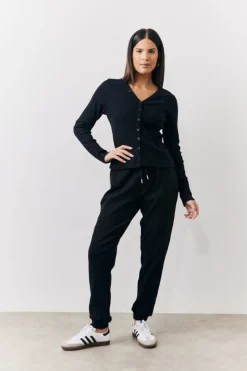 Brushed Rib Co Ord Cardigan|In The Style Clearance