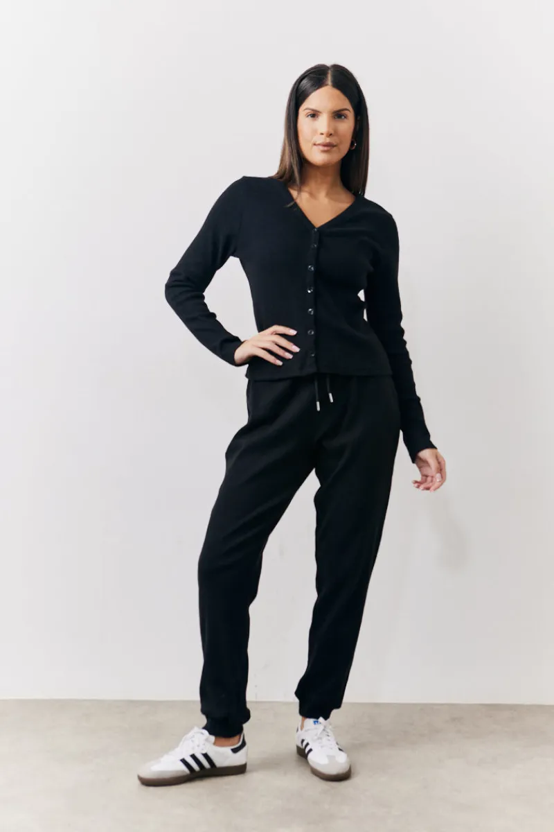 Brushed Rib Co Ord Cardigan|In The Style Clearance