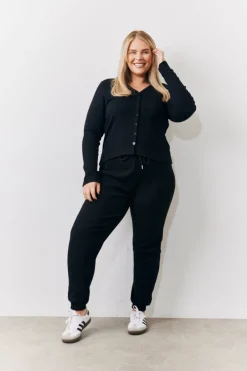 Brushed Rib Co Ord Cardigan|In The Style Clearance