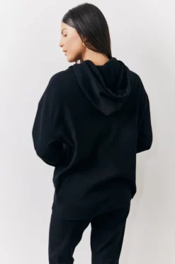 Brushed Rib Co Ord Hoodie|In The Style