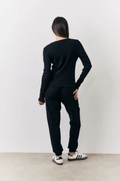 Brushed Rib Co Ord Slim Joggers|In The Style Outlet