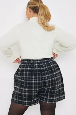 Brushed Rib High Neck Long Sleeve Top|In the Style Online