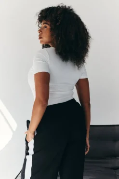 Built In Bra Sculpt & Control Short Sleeve Bodysuit|Fits Best