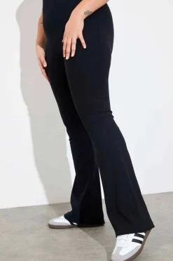 Built-In Bra Flare Leg Sculpt and Control Unitard|In the Style