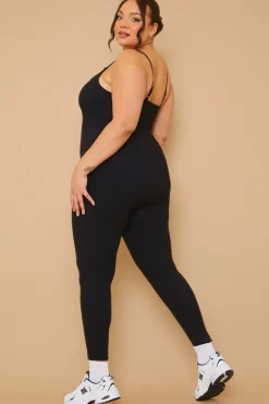 Built-In Bra Strappy Sculpt and Control Unitard|Fits Outlet