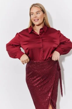 Satin Shirt|In the Style