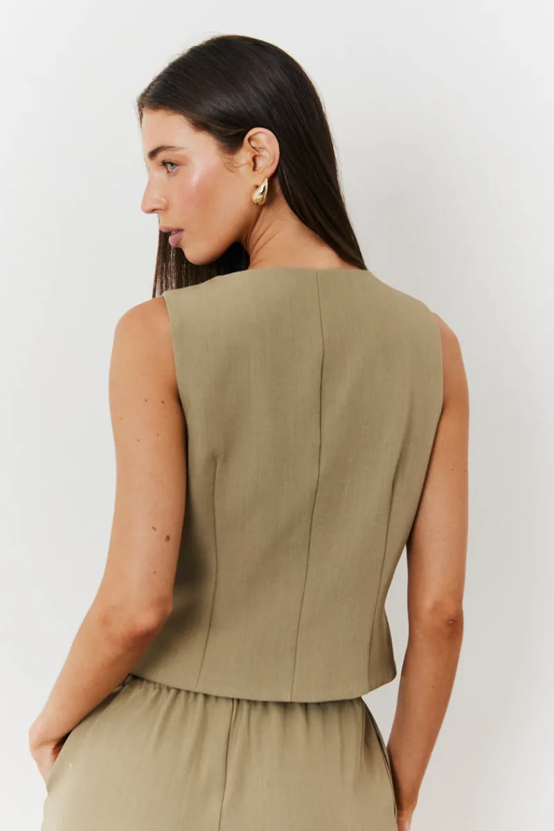 Button Through Waistcoat|In The Style New