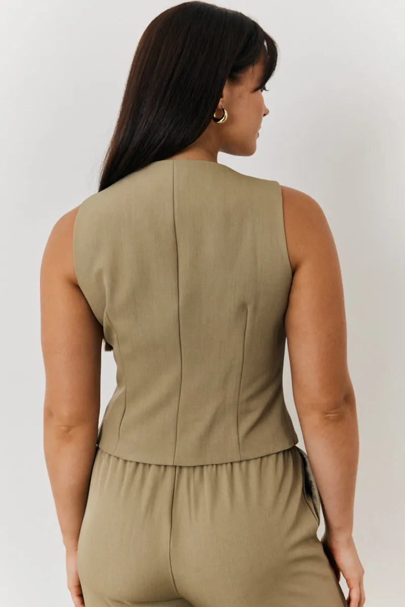 Button Through Waistcoat|In The Style New