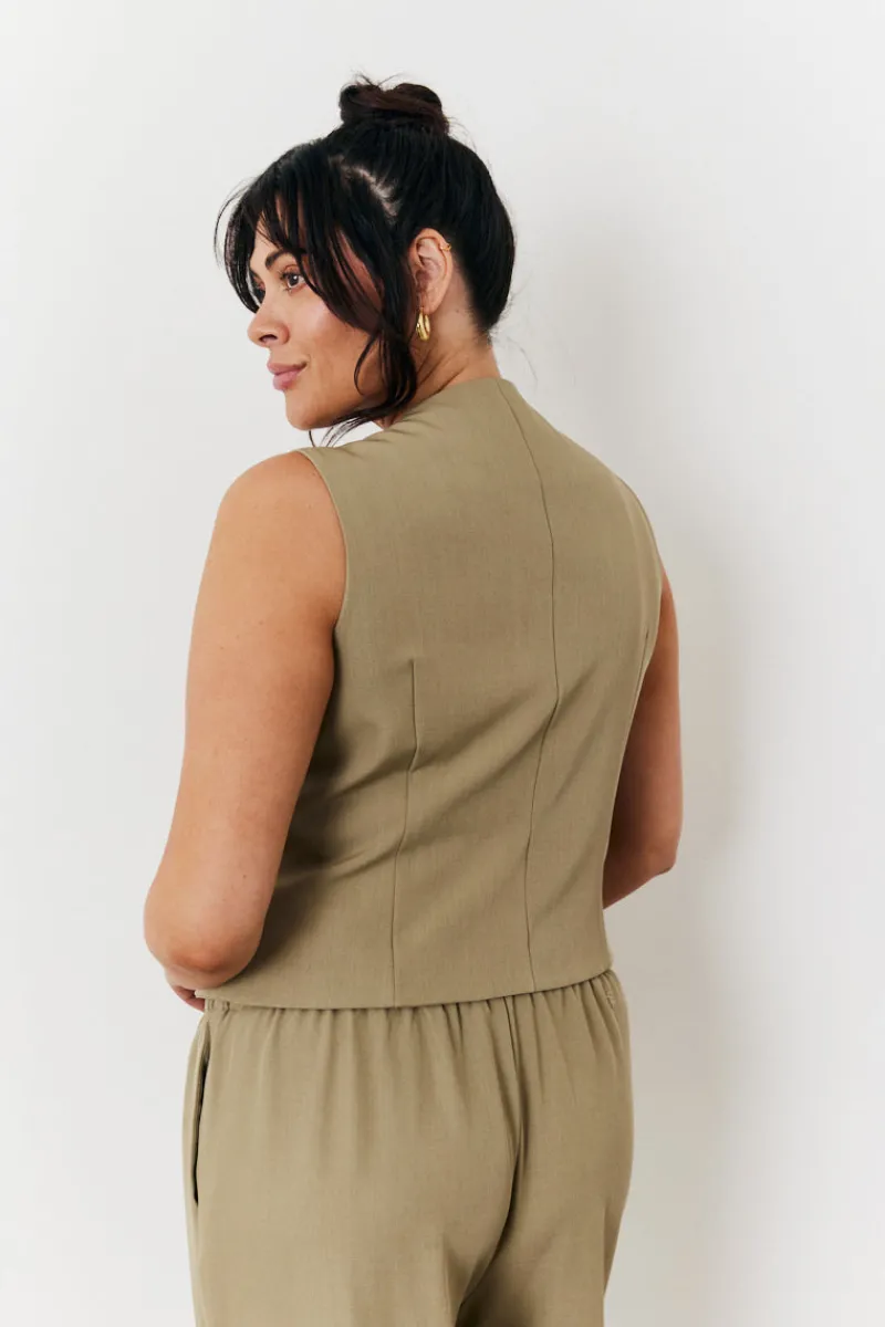 Button Through Waistcoat|In The Style New