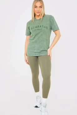 Calabasas' Acid Wash Slogan T-Shirt|In the Style Online