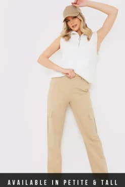 Cargo Trousers With Pocket Details|In The Style Online