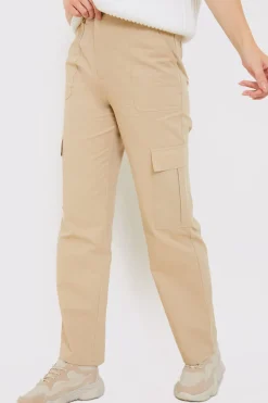Cargo Trousers With Pocket Details|In The Style Online