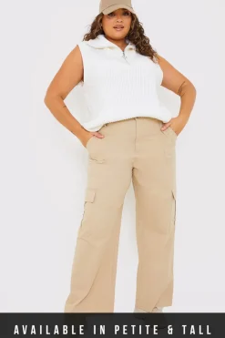Cargo Trousers With Pocket Details|In The Style Online