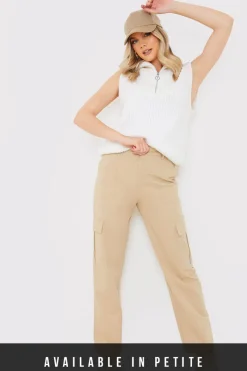 Cargo Trousers With Pocket Details|In The Style Online