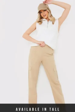 Cargo Trousers With Pocket Details|In The Style Online
