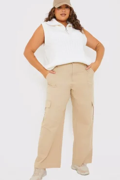 Cargo Trousers With Pocket Details|In The Style Online