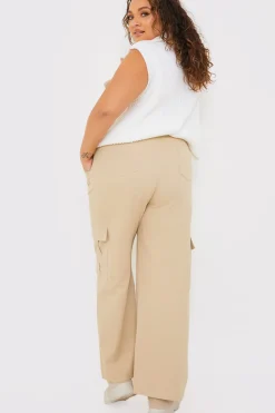 Cargo Trousers With Pocket Details|In The Style Online