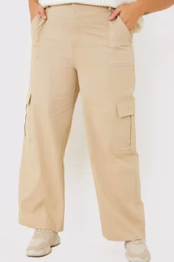 Cargo Trousers With Pocket Details|In The Style Online