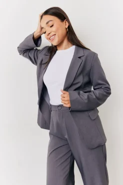 Relaxed Pocket Detail Blazer|In The Style New