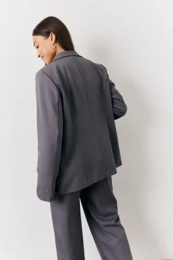 Relaxed Pocket Detail Blazer|In The Style New