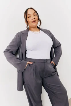 Relaxed Pocket Detail Blazer|In The Style New