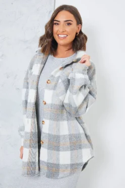 Check Shacket|In the Style Outlet