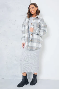 Check Shacket|In the Style Outlet