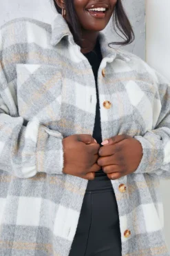 Check Shacket|In the Style Outlet