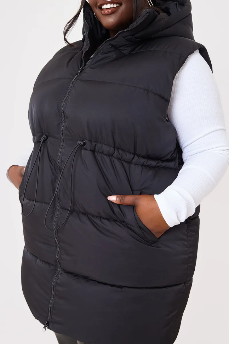 Cinched Waist Gilet|In the Style Best