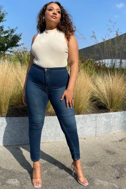 Clean High Waisted Stretch Jegging Jeans|In the Style Sale