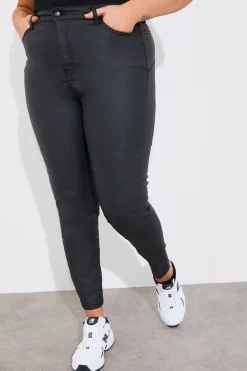 Coated Sculpt Shaper Jeans|Fits Clearance