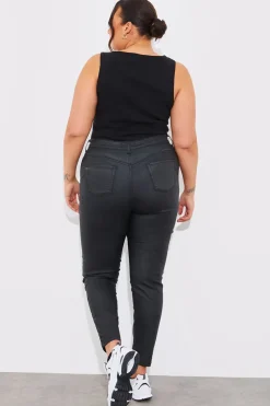 Coated Sculpt Shaper Jeans|Fits Clearance