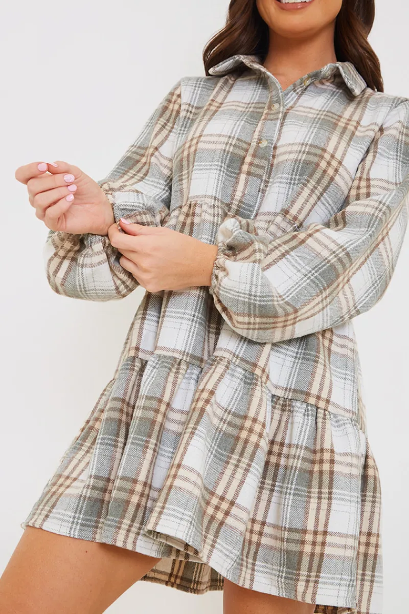 Collared Smock Dress|In the Style Discount