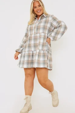 Collared Smock Dress|In the Style Discount