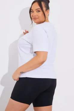 Contour High Waisted Cycling Shorts|In The Style Hot