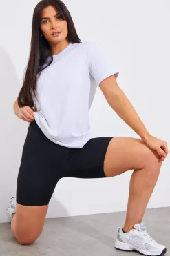 Contour High Waisted Cycling Shorts|In The Style Hot