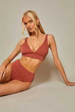 Contour Rib Bikini Top|In The Style Hot