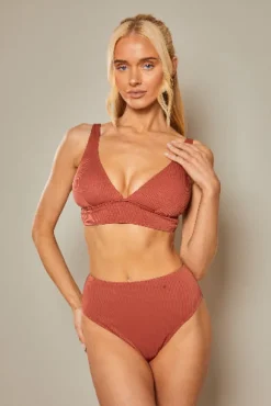 Contour Rib Bikini Top|In The Style Hot