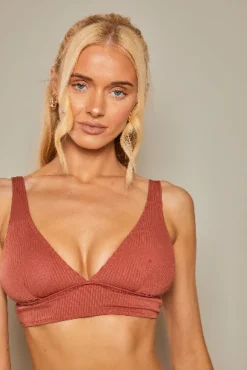 Contour Rib Bikini Top|In The Style Hot